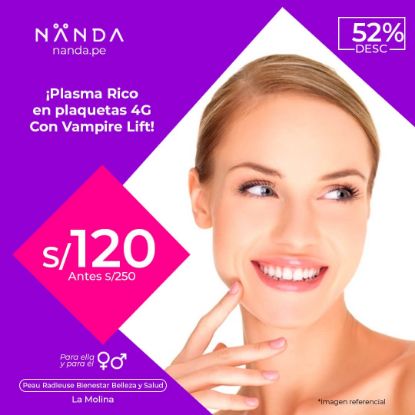 ¡Plasma Rico en plaquetas 4G - Con Vampire Lift! 😍 - Peau Radieuse Bienestar Belleza y Salud