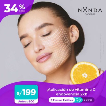 ¡2x1 Aplicación de Vitamina C endovenosa! 😍 - D'Femme Estética (SURCO)