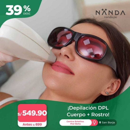 ¡Depilación DPL - Cuerpo Completo + Rostro! 😍 - Centro Estetico Piel Bella (San Borja)