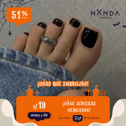 ¡Uñas Acrílicas Medicadas! 😍 - Spa Uñas (MIRAFLORES)