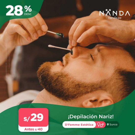 ¡Depilación Nariz! 😍 - D'Femme Estética (SURCO)