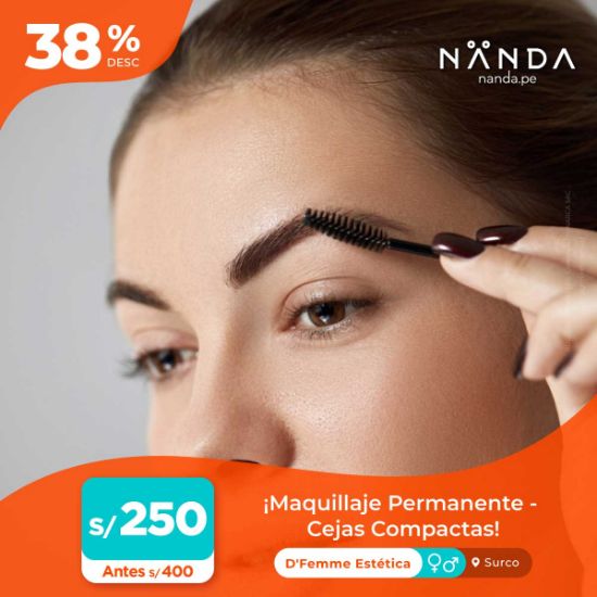 ¡Maquillaje Permanente - Cejas Compactas! 😍 - D'Femme Estética (SURCO)