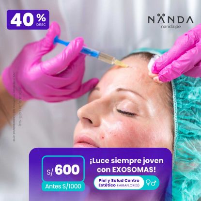 ¡Luce siempre joven con EXOSOMAS! 😍 - Piel y Salud Centro Estético (MIRAFLORES)