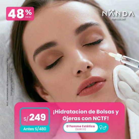 ¡Hidratación de Bolsas y Ojeras con NCTF! 😍 - D'Femme Estética (SURCO)