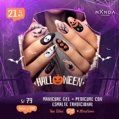 ¡Manicure Gel + Pedicure con Esmalte Tradicional! 😍 - Spa Uñas (MIRAFLORES)